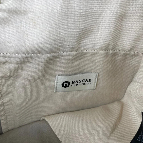 Haggar Pants Men's Sz 40X29 Khaki Brown High Rise Straight Leg Classic Chino - Picture 10 of 12